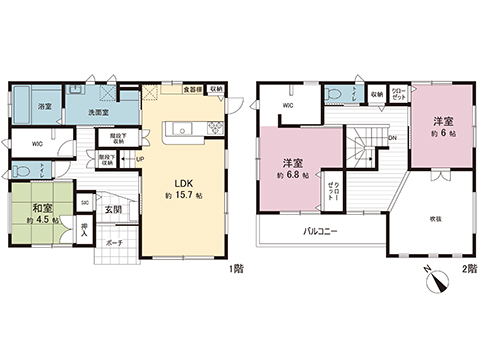 中古戸建 宇都宮市白沢町 JR東北本線 (宇都宮線）岡本駅 2,640万円