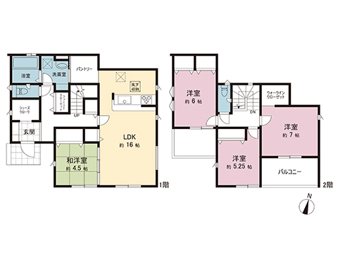 新築戸建 宇都宮市雀の宮５丁目 JR東北本線 (宇都宮線）雀宮駅 3,240万円