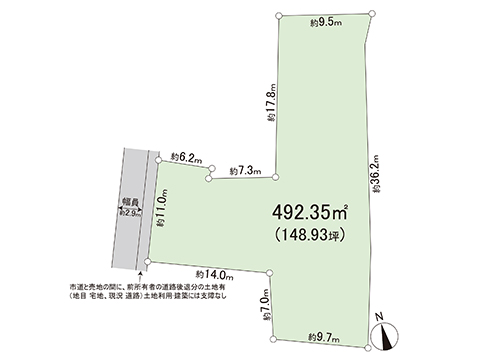 土地 久喜市菖蒲町菖蒲 埼玉新都市交通伊奈線内宿駅 2,000万円
