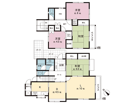 中古戸建 蓮田市関山４丁目 JR湘南新宿ライン (宇都宮逗子）蓮田駅 2,280万円