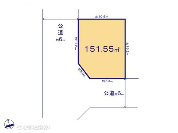 土地 千葉県船橋市芝山５丁目51-8 東葉高速鉄道飯山満駅 2,680万円