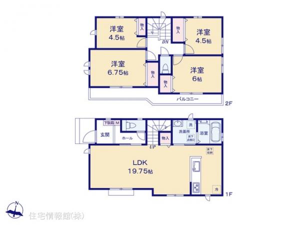 新築戸建 東京都昭島市美堀町２丁目8-16 西武拝島線西武立川駅 4,190万円