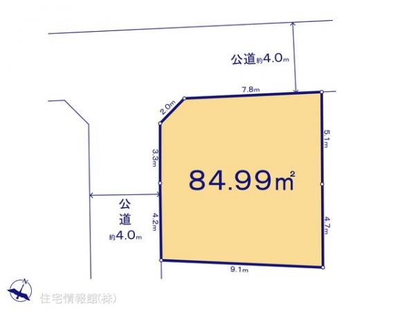 土地 神奈川県相模原市中央区青葉３丁目5-9 JR横浜線淵野辺駅 1,280万円