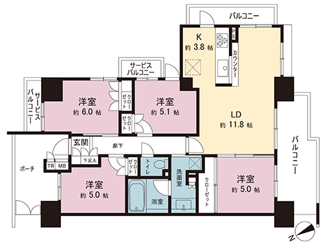 中古マンション 春日部市粕壁東１丁目 東武伊勢崎線春日部駅 2,699万円