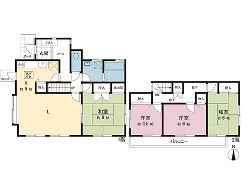 中古戸建 蓮田市西新宿２丁目 JR湘南新宿ライン (宇都宮逗子）蓮田駅 1,500万円
