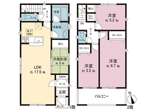 新築戸建 相模原市中央区上溝 JR横浜線橋本駅 2,550万円