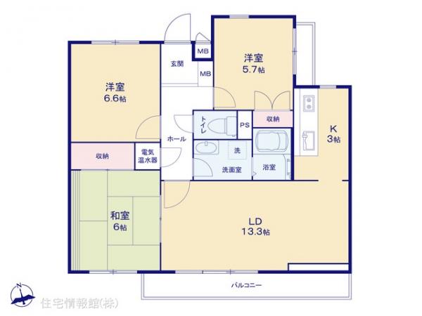 中古マンション 神奈川県茅ヶ崎市本宿町1-12 JR東海道本線(東京〜熱海)辻堂駅 2,350万円