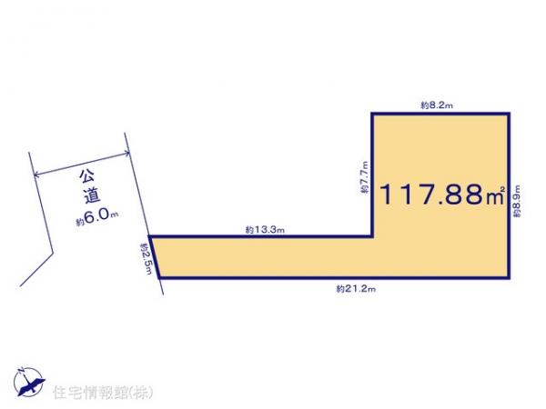 土地 埼玉県鶴ヶ島市羽折町11-8 東武東上線坂戸駅 490万円