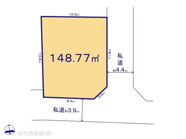土地 千葉県我孫子市下ケ戸694-6 千代田常磐線天王台駅 2,400万円