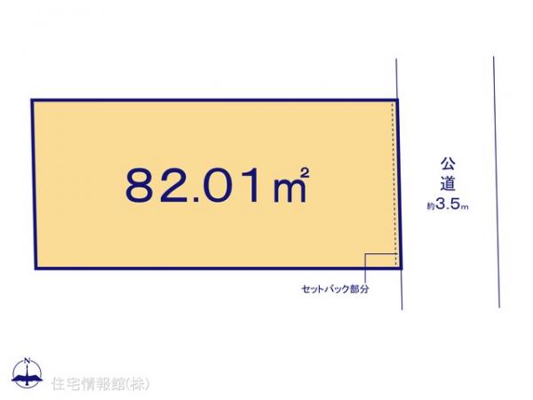 土地 埼玉県川越市仲町7-1 西武新宿線本川越駅 3,680万円