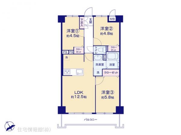 中古マンション 埼玉県春日部市中央５丁目10-8 東武伊勢崎線春日部駅 2,399万円