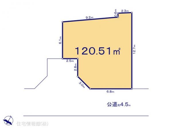 土地 神奈川県中郡二宮町山西369-6 JR東海道本線(東京〜熱海)二宮駅 2,590万円