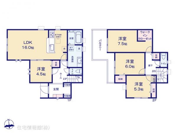 新築戸建 埼玉県川越市上野田町13-44 東武東上線川越市駅 4,730万円