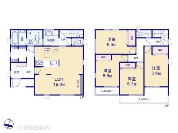 新築戸建 埼玉県八潮市大字大曽根815-6 つくばエクスプレス八潮駅 5,580万円