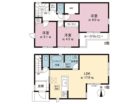 新築戸建 伊勢原市高森台３丁目 小田急線愛甲石田駅 2,980万円