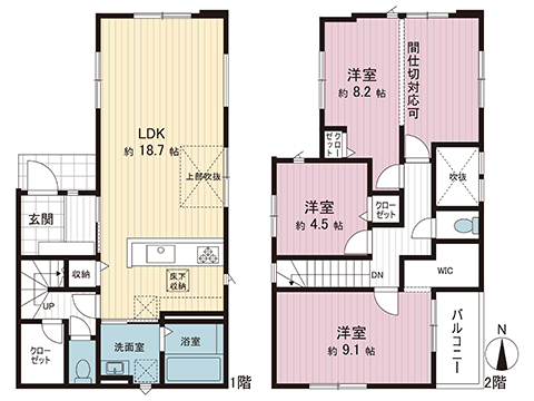 新築戸建 千葉市中央区鵜の森町 JR外房線蘇我駅 3,699万円