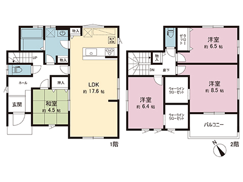 新築戸建 宇都宮市滝の原３丁目 東武宇都宮線南宇都宮駅 3,780万円