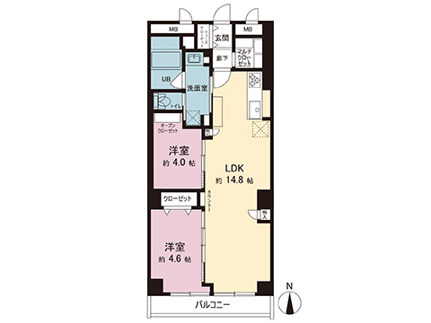 中古マンション 世田谷区奥沢１丁目 東急大井町線緑が丘駅 4,999万円