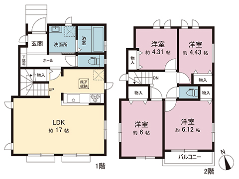 新築戸建 横須賀市長井２丁目 京急久里浜線三崎口駅 2,250万円