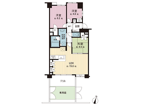中古マンション 八王子市北野町 京王線京王八王子駅 3,050万円