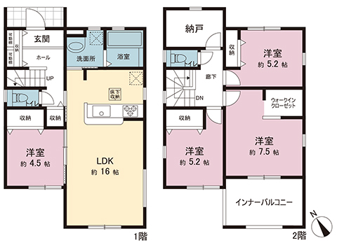 新築戸建 春日部市南中曽根 東武野田線豊春駅 3,030万円