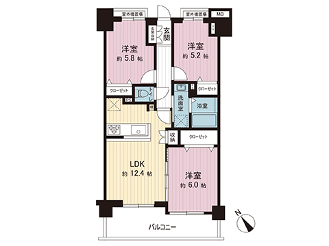 中古マンション 大和市草柳１丁目 小田急江ノ島線大和駅 3,290万円