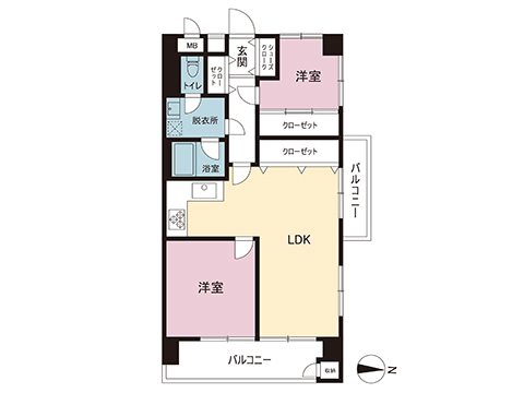 中古マンション 八王子市椚田町 京王高尾線狭間駅 1,790万円