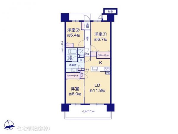 中古マンション 東京都八王子市横山町 JR中央線八王子駅 6,180万円