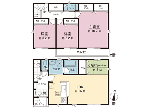 新築戸建 宇都宮市宝木本町 JR東北本線 (宇都宮線）宇都宮駅 2,690万円