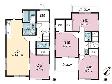 中古戸建 柏市大青田 東武野田線江戸川台駅 2,290万円