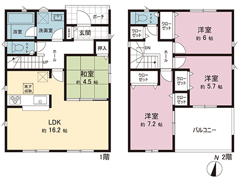 新築戸建 久喜市青毛３丁目 東武日光線幸手駅 2,680万円