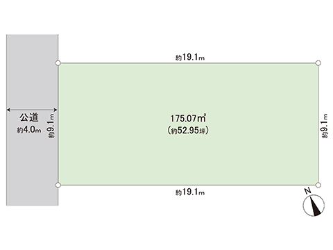 土地 久喜市吉羽３丁目 JR湘南新宿ライン (宇都宮逗子）久喜駅 2,380万円