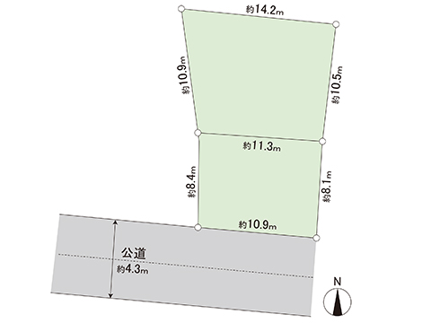 土地 久喜市栗橋東６丁目 JR湘南新宿ライン (宇都宮逗子）栗橋駅 980万円