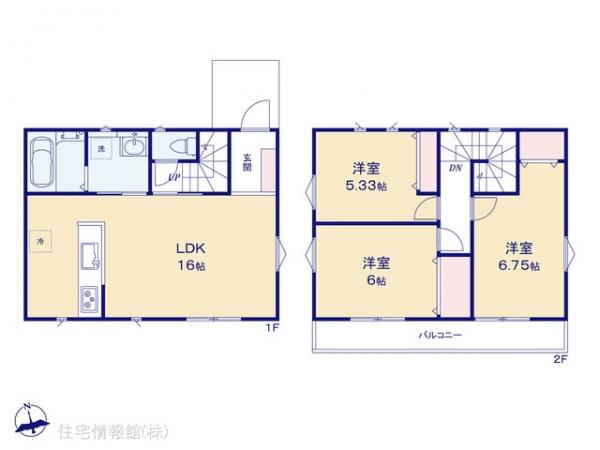 新築戸建 埼玉県春日部市新宿新田243-2 東武野田線南桜井駅 2,490万円