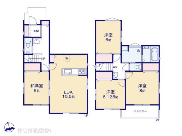 新築戸建 埼玉県春日部市新宿新田243-2 東武野田線南桜井駅 2,790万円