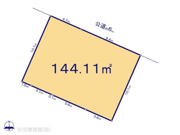 土地 埼玉県春日部市新宿新田243-2 東武野田線南桜井駅 1,890万円