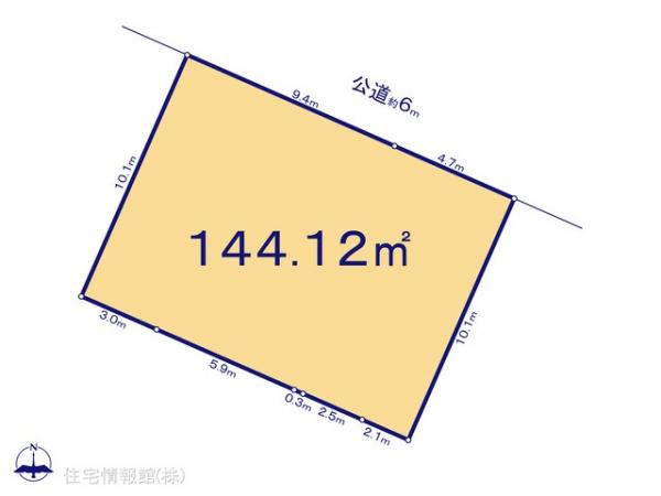土地 埼玉県春日部市新宿新田243-2 東武野田線南桜井駅 1,890万円