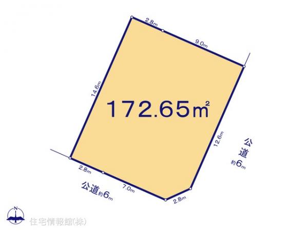 土地 埼玉県春日部市新宿新田243-2 東武野田線南桜井駅 2,390万円