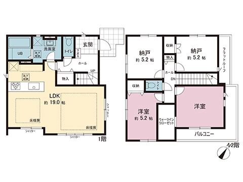 新築戸建 横浜市瀬谷区下瀬谷３丁目 小田急江ノ島線桜ヶ丘駅 4,899万円