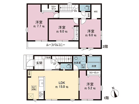 新築戸建 綾瀬市寺尾本町３丁目 相鉄本線さがみ野駅 3,980万円