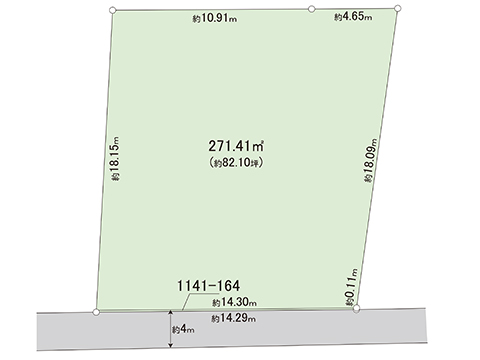 土地 宇都宮市宝木本町 JR東北本線 (宇都宮線）宇都宮駅 1,380万円