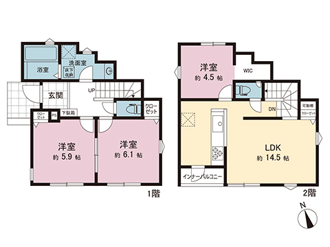 新築戸建 綾瀬市寺尾本町３丁目 相鉄本線さがみ野駅 3,580万円