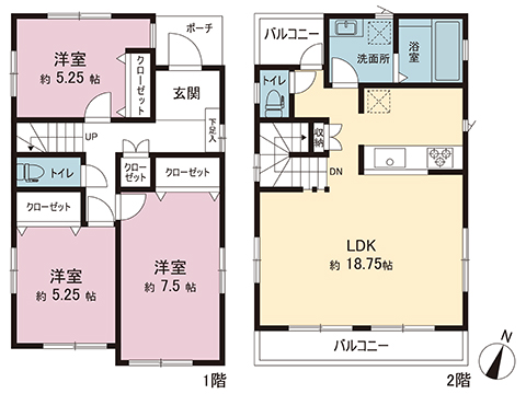 中古戸建 茅ヶ崎市室田１丁目 JR東海道本線(東京〜熱海)茅ヶ崎駅 3,499万円