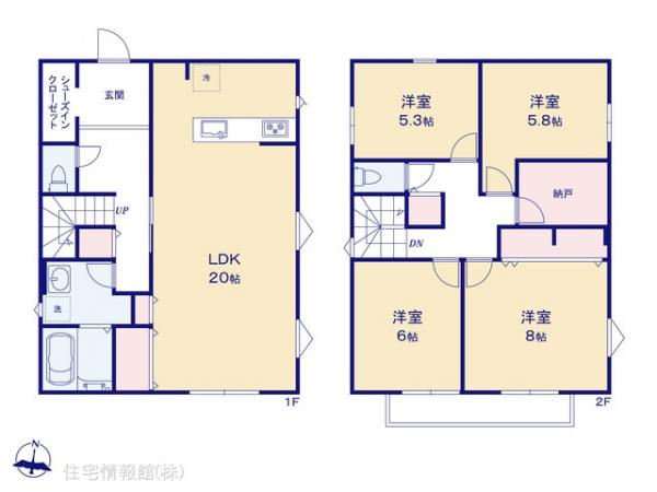 新築戸建 東京都八王子市南陽台１丁目17-2 京王線北野駅 4,780万円