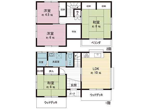 中古戸建 宇都宮市宝木町２丁目 東武宇都宮線東武宇都宮駅 1,500万円