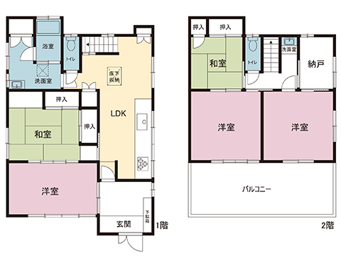 中古戸建 宇都宮市下荒針町 JR日光線鶴田駅 1,600万円