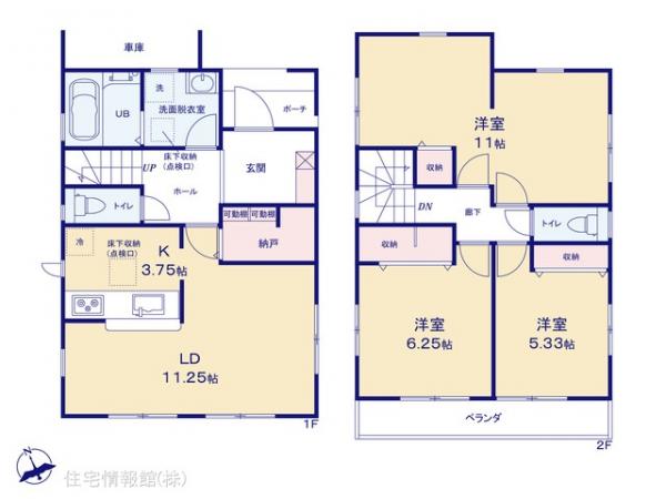 新築戸建 埼玉県新座市畑中１丁目6-9 東武東上線朝霞台駅 3,780万円