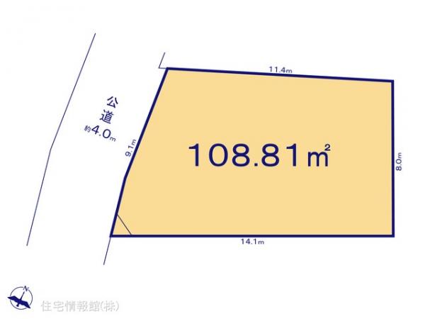 土地 埼玉県さいたま市緑区大字大牧1480-4 JR武蔵野線東浦和駅 2,899万円