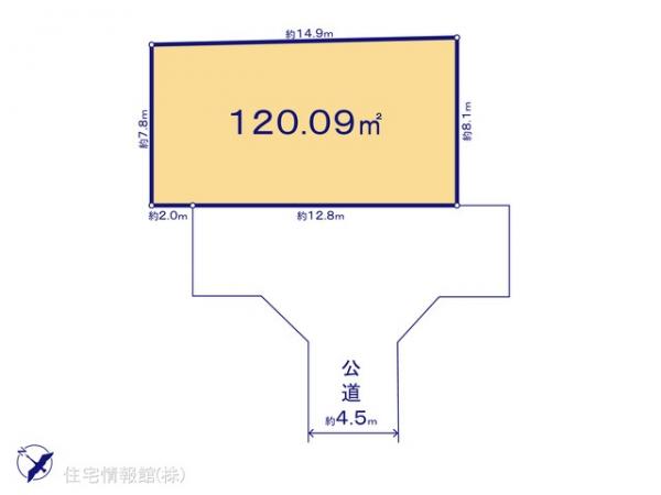 土地 神奈川県藤沢市鵠沼海岸３丁目4-17 小田急江ノ島線鵠沼海岸駅 5,290万円