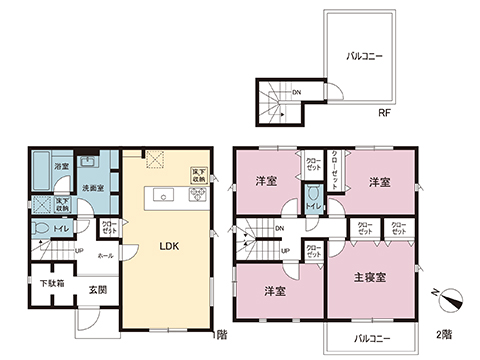 新築戸建 綾瀬市寺尾釜田１丁目 小田急線海老名駅 4,180万円